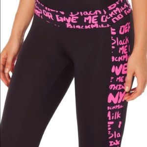 Blackmilk Pro Highlighter Black Combat pants